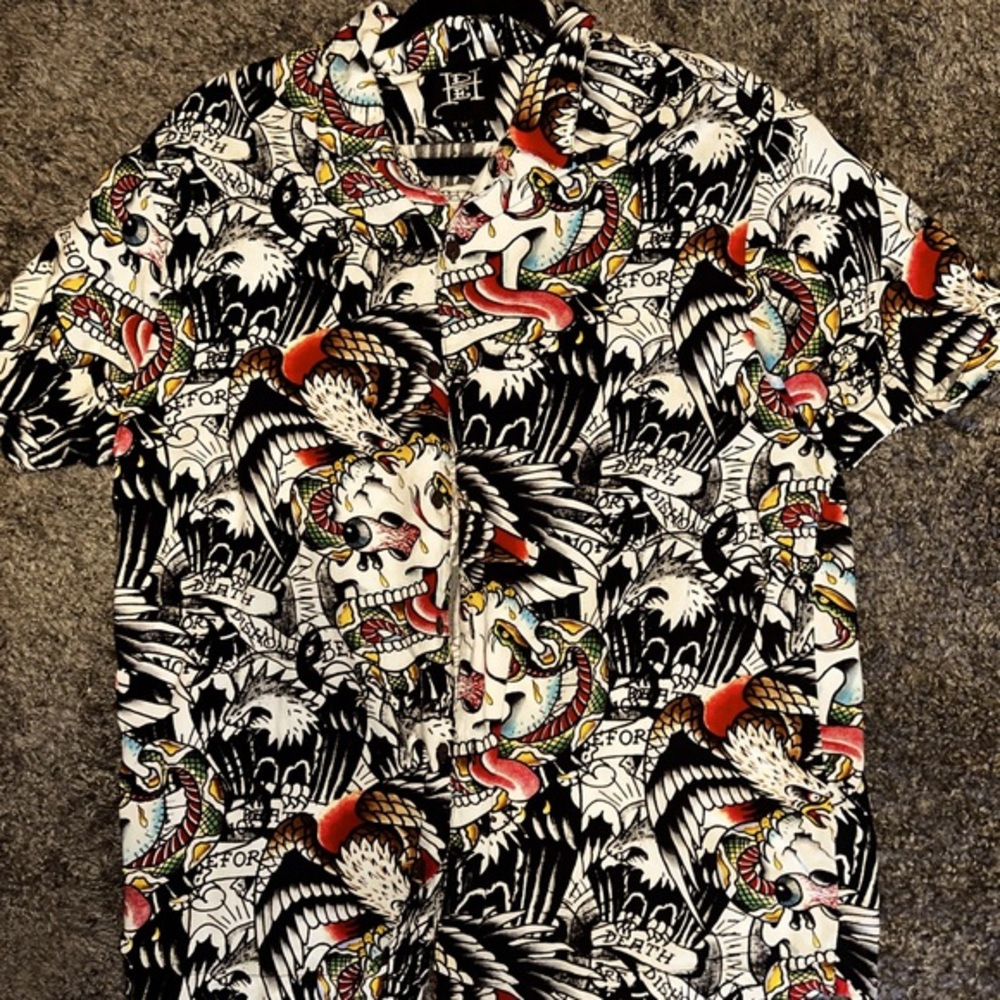 Ed Hardy Button Up!!!!!